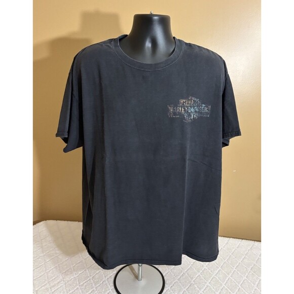 Harley Davidson Ehlerdings River City New Haven Indiana 2 Sided Tee Men’s XL - Picture 2 of 14